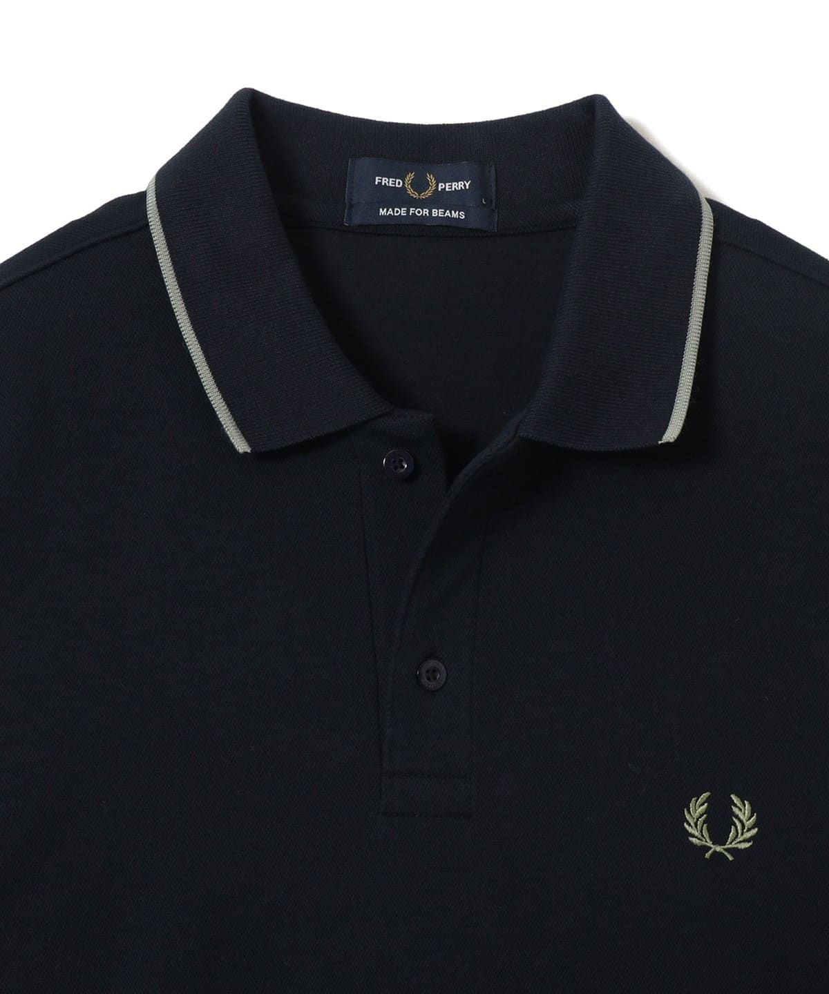 FRED PERRY×BEAMS別注 ネイビーポロシャツ UK 10 FRED PERRY×BEAMS別注