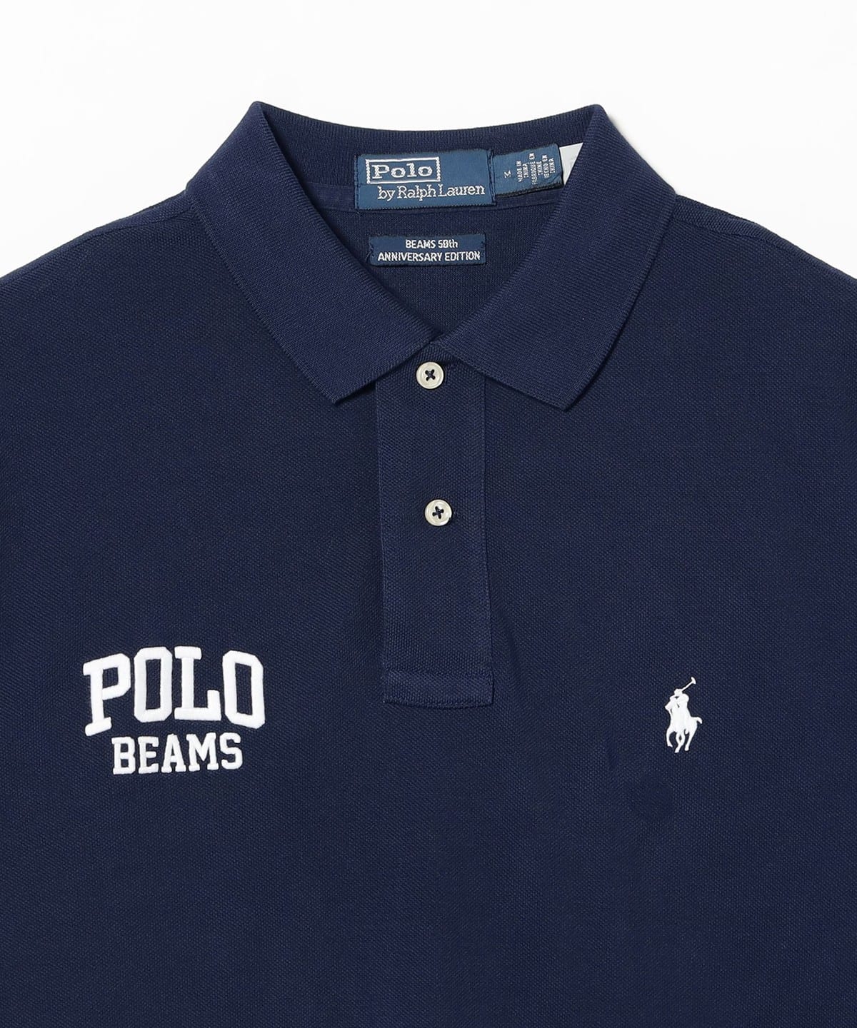 ラルフローレン ビームス別注 S ネイビー BEAMS（ビームス）【別注】POLO RALPH LAUREN / SS POLO SHIRT（シャツ