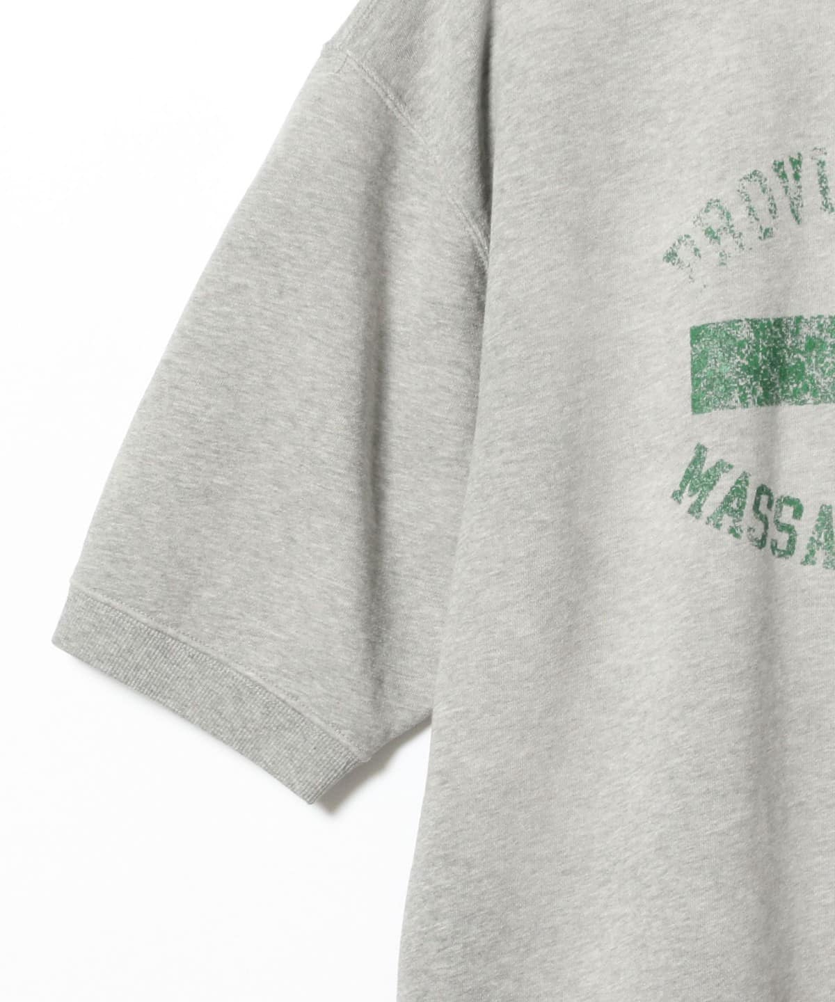 BEAMS [BEAMS] BEAMS / Fade print loose short sleeve sweatshirt 