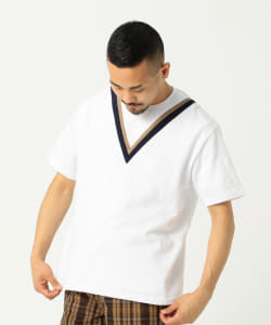 ▲TUBE × BEAMS PLUS / 別注 Vライン Tシャツ
