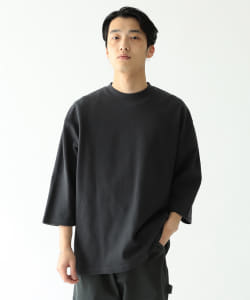 ▲BEAMS / 鹿の子 七分袖 Tシャツ