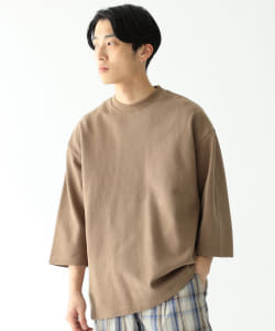 ▲BEAMS / 鹿の子 七分袖 Tシャツ