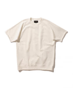 ▲BEAMS PLUS / カットオフ 半袖スウェットシャツ