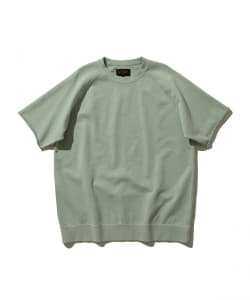 ▲BEAMS PLUS / カットオフ 半袖スウェットシャツ