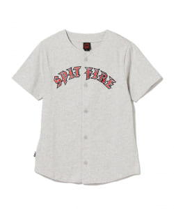 ▲SPITFIRE / Old E Custom Button Front Jersey Gray