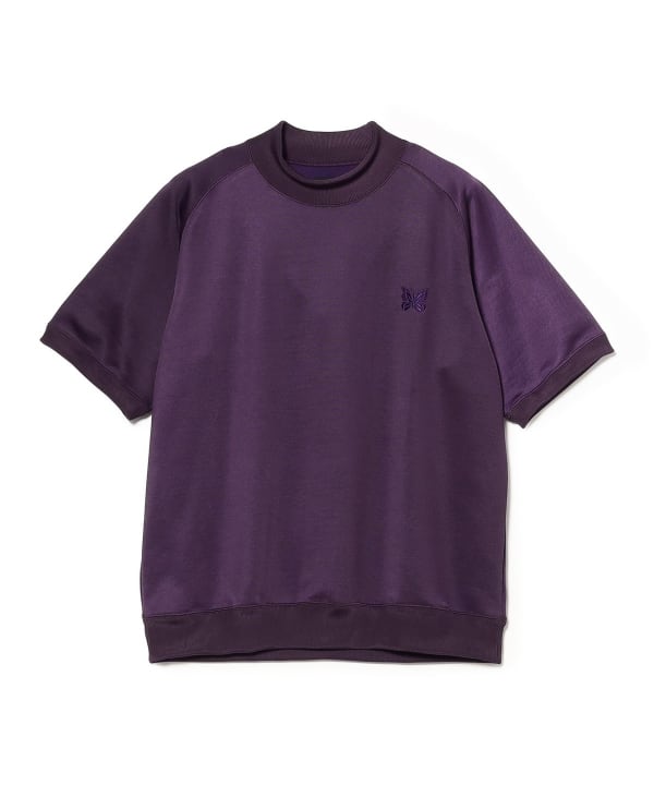 BEAMS（ビームス）NEEDLES / S/S Mock Neck Shirt - Bright Jersey