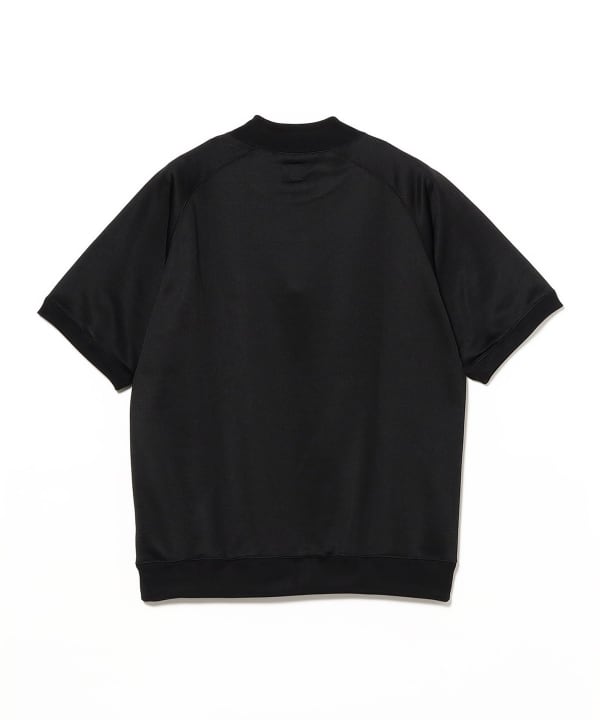 BEAMS (BEAMS) NEEDLES / S/S Mock Neck Shirt - Bright Jersey (Tops