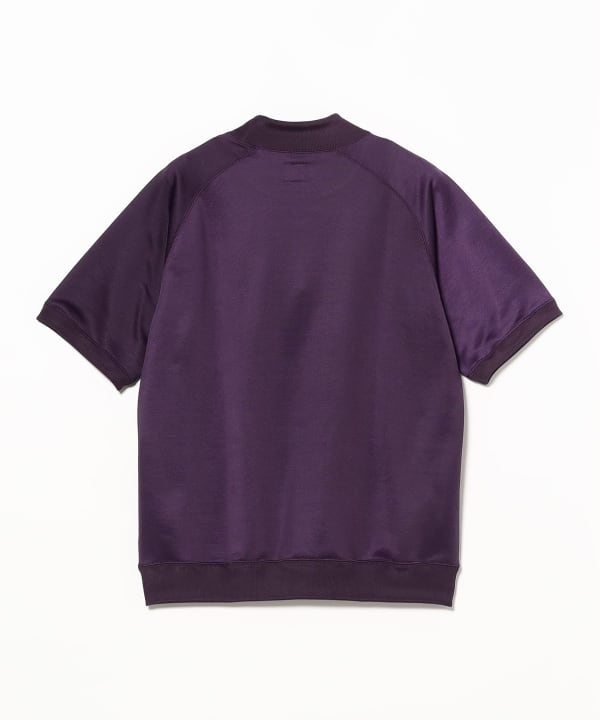 BEAMS（ビームス）NEEDLES / S/S Mock Neck Shirt - Bright Jersey