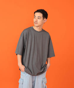 BEAMS / 男裝 37.5技術 寬版 羊毛 T恤