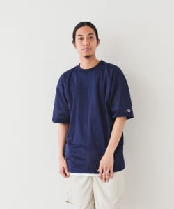 ▲Champion × BEAMS / 別注 メッシュ フットボール Tシャツ