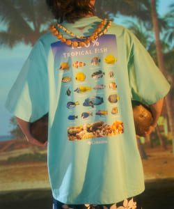 ▲Columbia PFG × BEAMS / 別注 LOGRIVER II BMS T-SHIRT