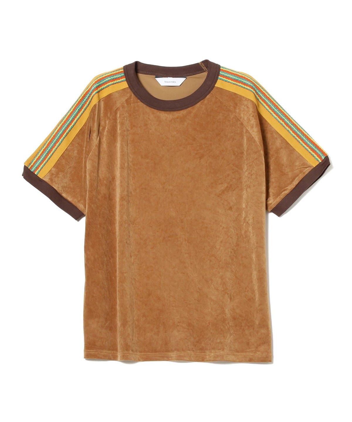 BEAMS（ビームス）SASQUATCHFABRIX. / Lace Tape Velour T-Shirt（T