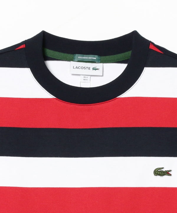 BEAMS（ビームス）LACOSTE for BEAMS / 別注 ボーダー Tシャツ（T