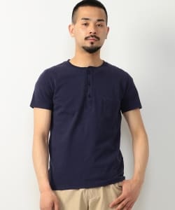 ▲REMI RELIEF × BEAMS PLUS / 別注 ヘンリーネックTシャツ