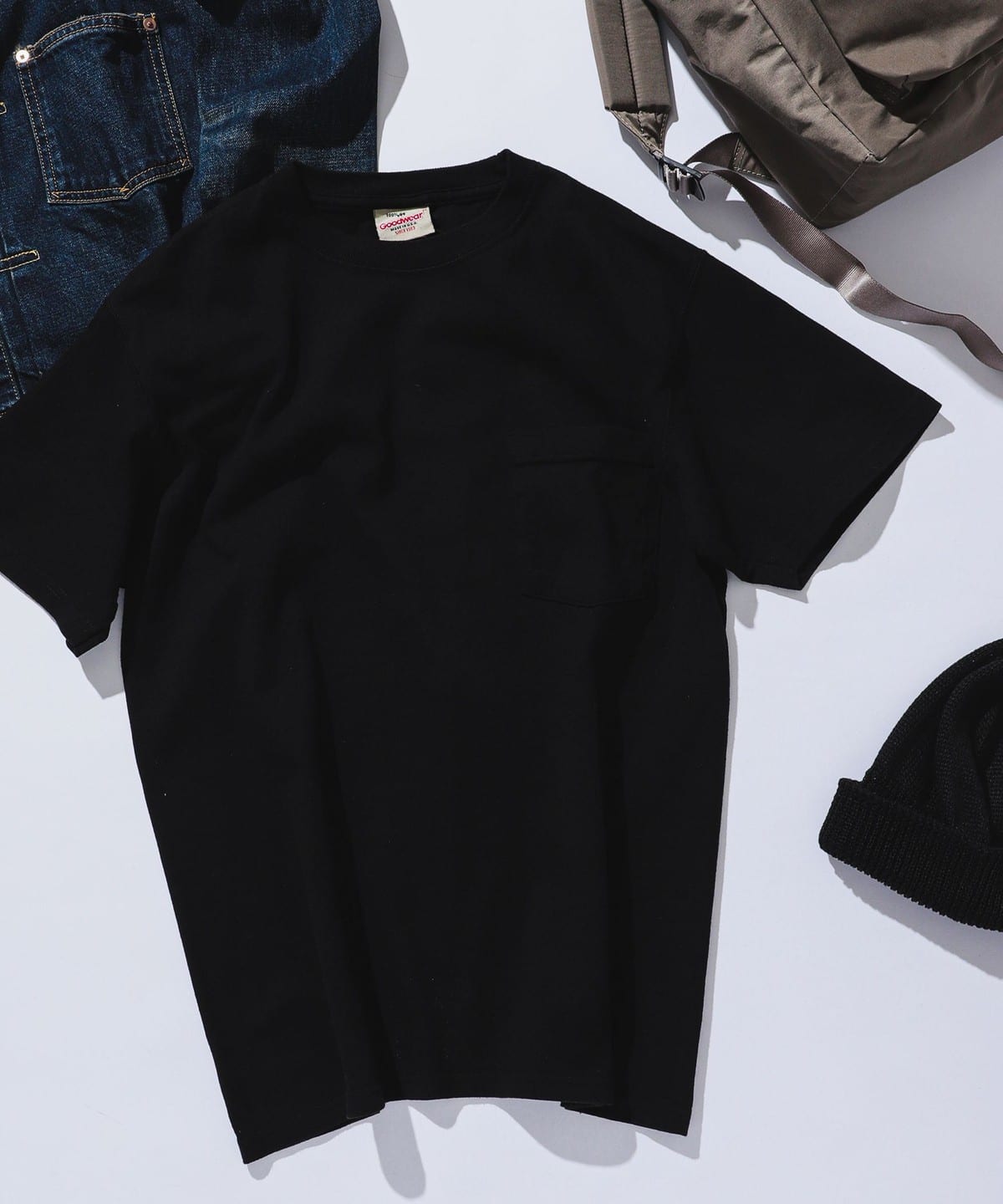 Goodwear グッドウェア / Pocket Tee Tシャツ・カットソー MEN BLACK M Goodwear グッドウェア / Pocket Tee Tシャツ・カットソー MEN BLACK M