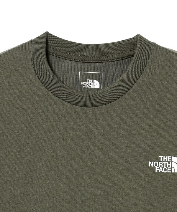 BEAMS THE NORTH FACE BEAMS Short Sleeve Nuptse Cotton Tee (T  