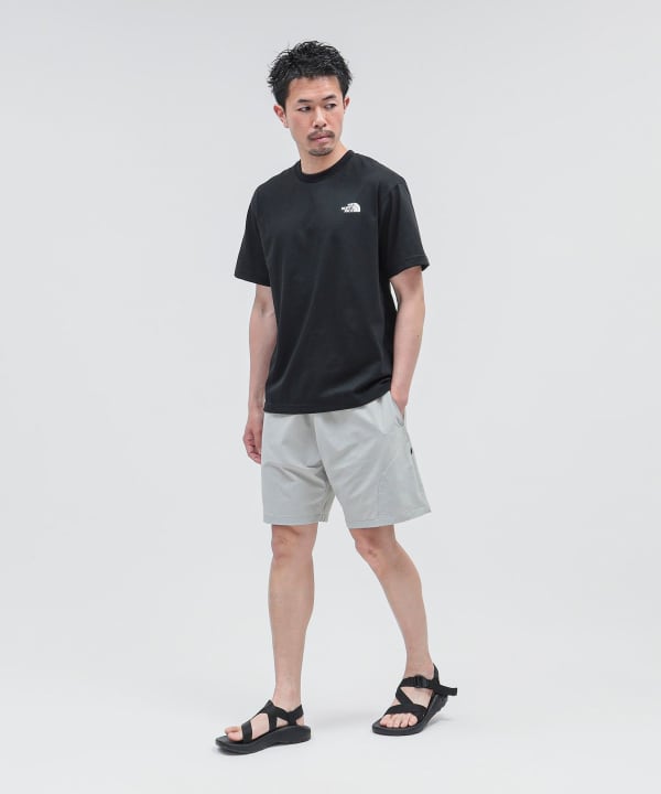 BEAMS THE NORTH FACE BEAMS Short Sleeve Nuptse Cotton Tee (T  