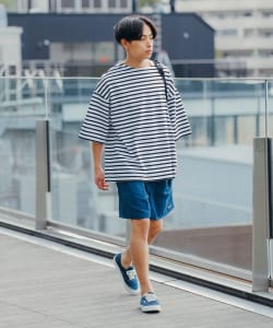 ORCIVAL / 男裝 寬版 船領 短袖 T恤
