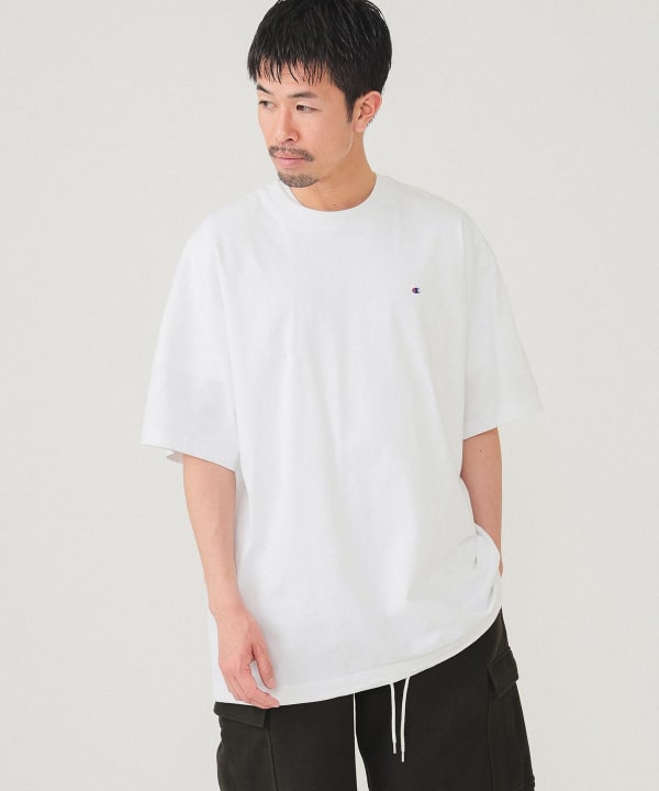 BEAMS（ビームス）Champion × BEAMS / 別注 ニューフェイクイン T 