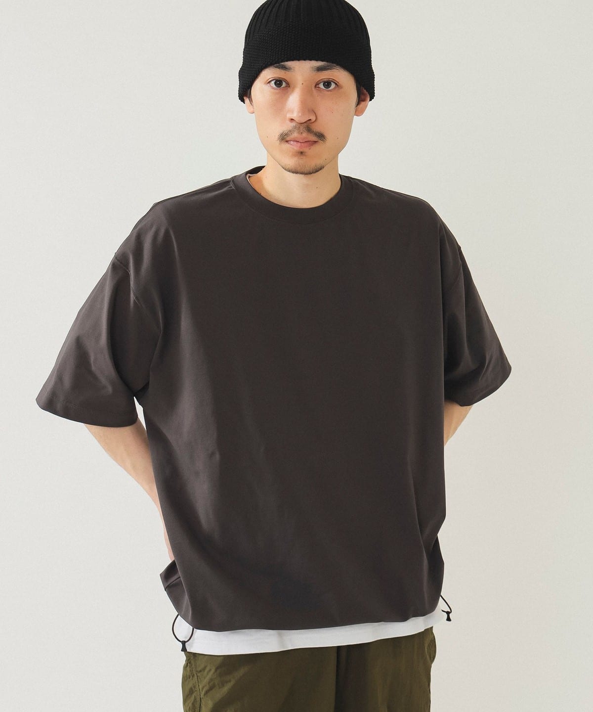 速乾 テック Tシャツ Tシャツ・カットソー MEN D. BROWN S 速乾 テック Tシャツ Tシャツ・カットソー MEN D. BROWN S