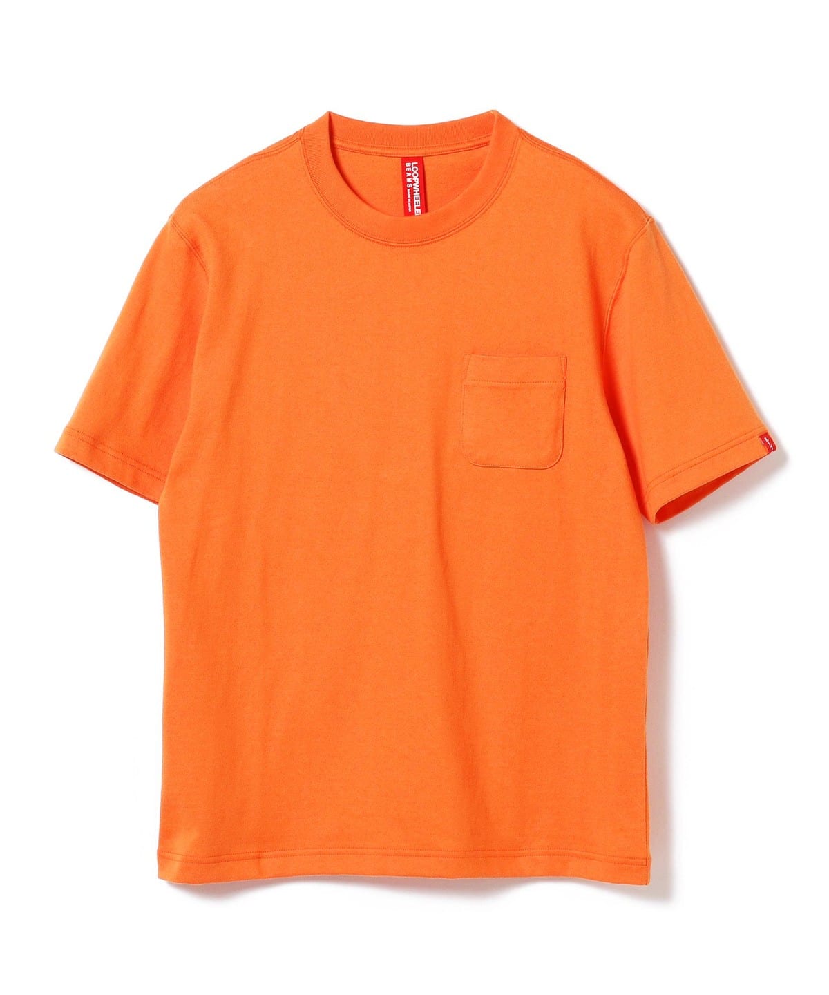 【別注】LOOPWHEELER ループウィラー / ポケットTシャツ Tシャツ・カットソー MEN ORANGE S 【別注】LOOPWHEELER ループウィラー / ポケットTシャツ Tシャツ・カットソー MEN ORANGE S