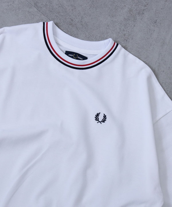 BEAMS（ビームス）FRED PERRY × BEAMS / 別注 オーバーサイズ ピケ T 