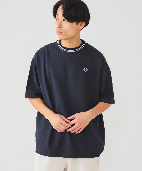 BEAMS（ビームス）FRED PERRY × BEAMS / 別注 オーバーサイズ ピケ T 