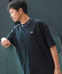 FRED PERRY × BEAMS / 別注 男裝 寬版 PK布 T恤