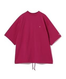 ▲Champion × BEAMS / 別注 ビッグ フェイク Tシャツ