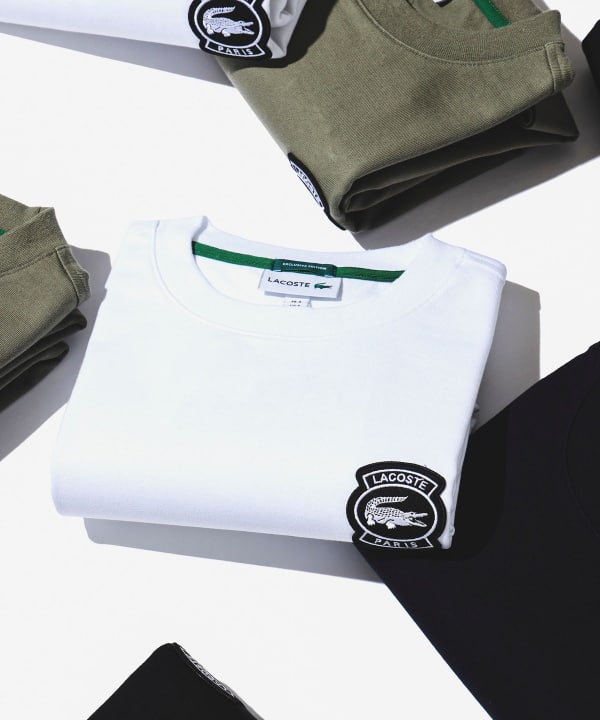 BEAMS（ビームス）LACOSTE for BEAMS / 別注 アーカイブロゴ Tシャツ ...