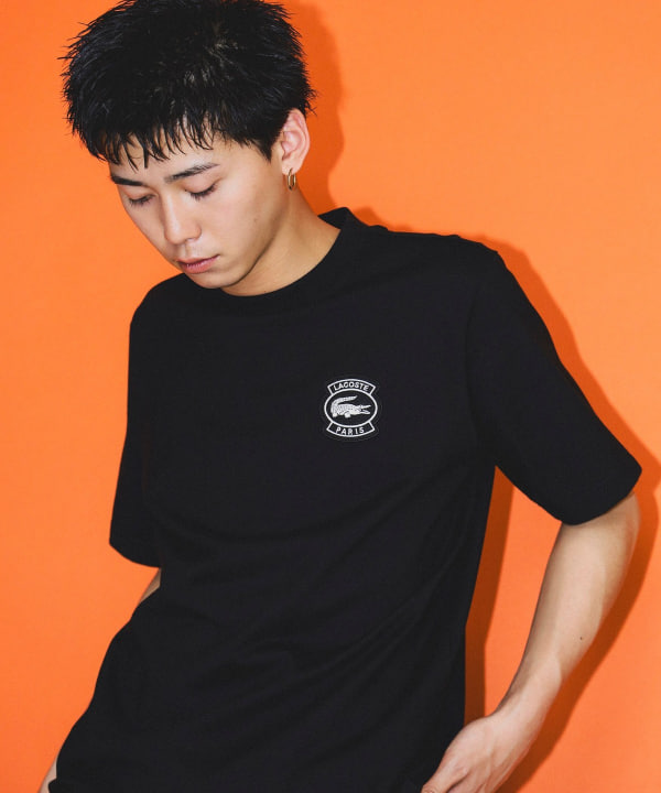 BEAMS（ビームス）LACOSTE for BEAMS / 別注 アーカイブロゴ Tシャツ 