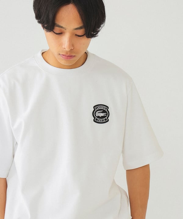 BEAMS（ビームス）【別注】LACOSTE / アーカイブロゴ Tシャツ（Tシャツ・カットソー Tシャツ）通販｜BEAMS