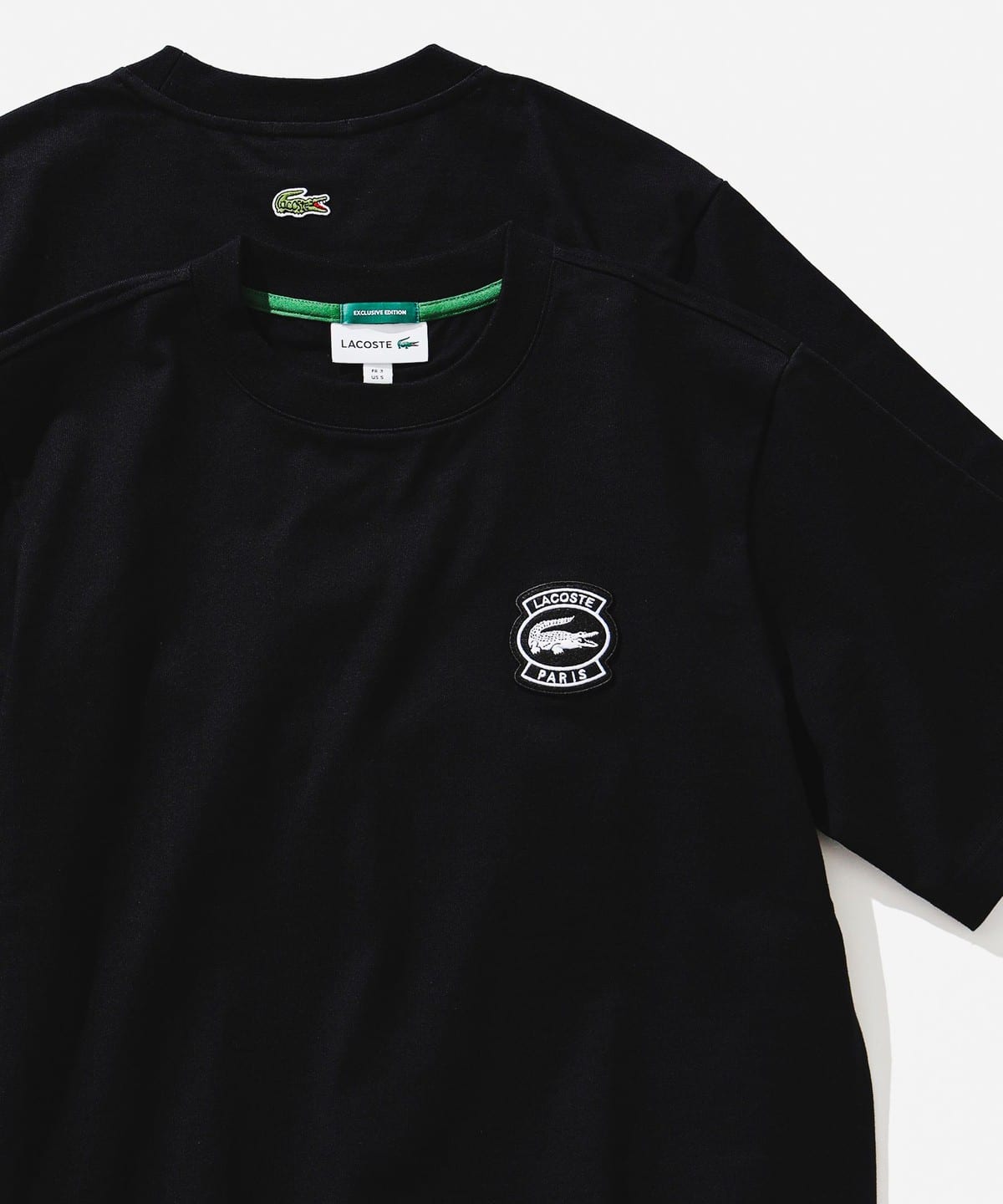 BEAMS（ビームス）LACOSTE for BEAMS / 別注 アーカイブロゴ Tシャツ 