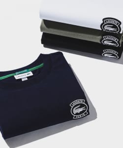 ▲【別注】LACOSTE / アーカイブロゴ Tシャツ
