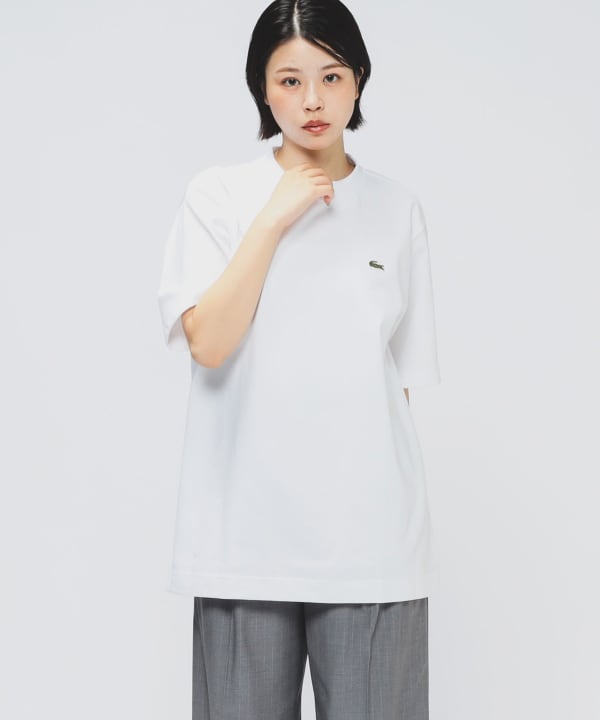 BEAMS（ビームス）【別注】LACOSTE / ロゴ Tシャツ（Tシャツ・カットソー Tシャツ）通販｜BEAMS