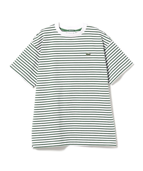 BEAMS（ビームス）LACOSTE for BEAMS / 別注 細ピッチ ボーダー T ...