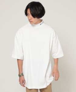 ▲Champion × BEAMS / 別注 モックネック Tシャツ