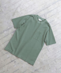 ▲LACOSTE / ヘビー 和紙 ポケット Tシャツ