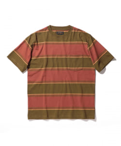▲BEAMS PLUS / ボーダー ポケット Tシャツ
