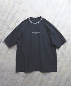 ▲FRED PERRY × BEAMS / 別注 オーバーサイズ ピケ Tシャツ