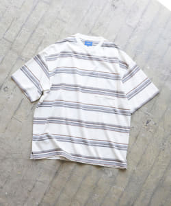 ▲BEAMS / マルチ ボーダー Tシャツ