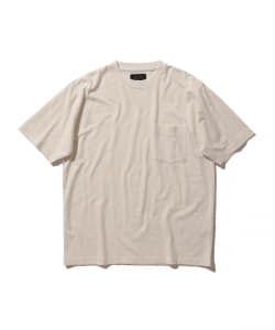 ▲BEAMS PLUS / ヘンプ コットン クルーネック ポケットTシャツ