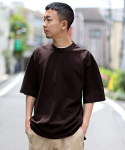 ▲AURALEE / SUPER FINE COTTON SALT SHRINK PIQUE BIG Tシャツ