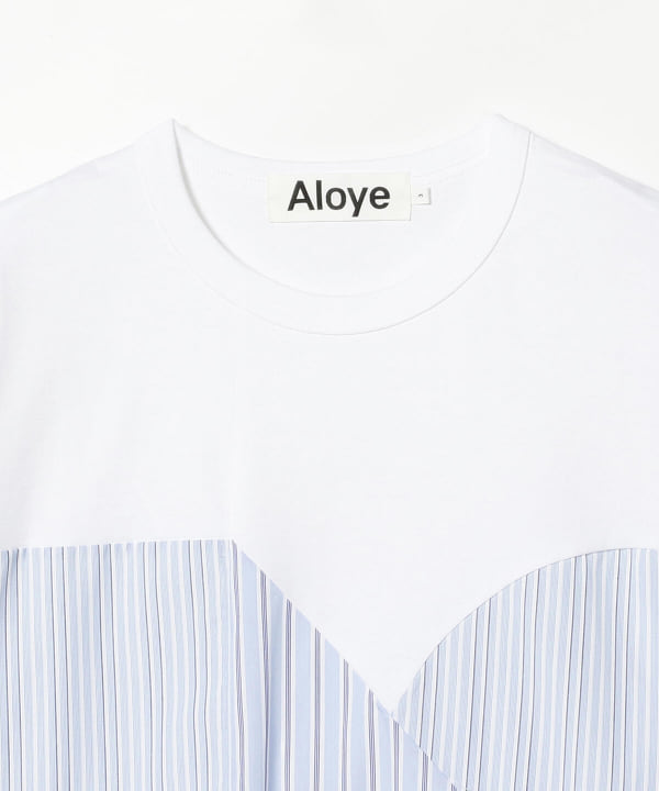 BEAMS T（ビームスT）【アウトレット】ALOYE / Shirt Fabrick Tシャツ