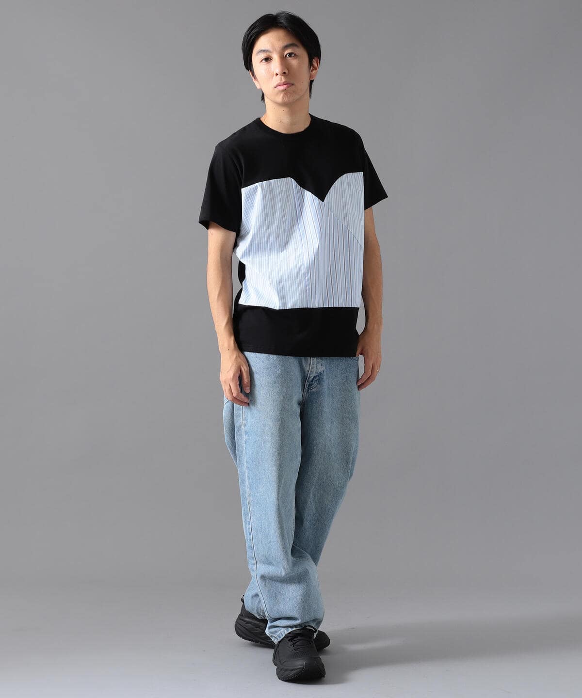 BEAMS T（ビームスT）【アウトレット】ALOYE / Shirt Fabrick Tシャツ