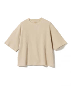 ▲Sanca / Waffle Crew Neck T-Shirt