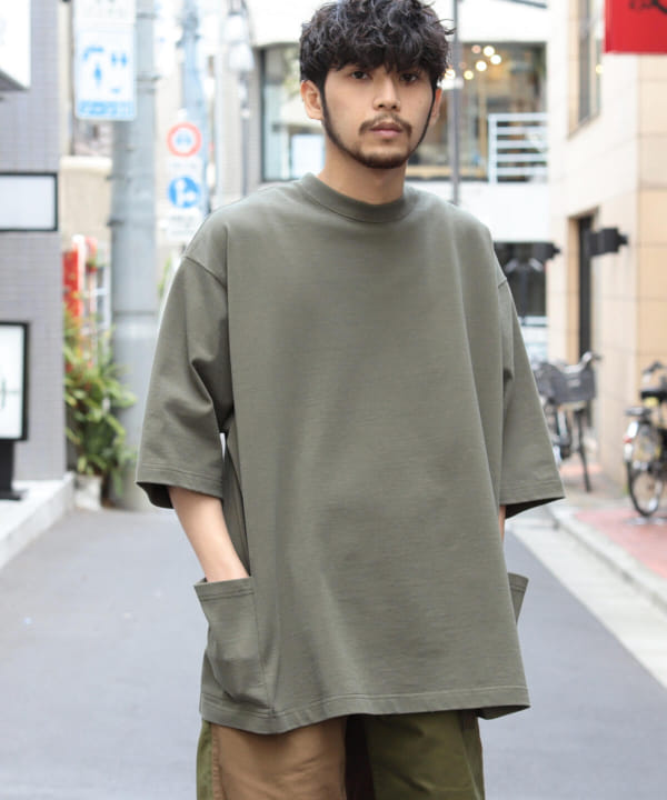 Beams ビームス アウトレット Beams サイドポケット ビッグtシャツ Tシャツ カットソー Tシャツ 通販 Beams