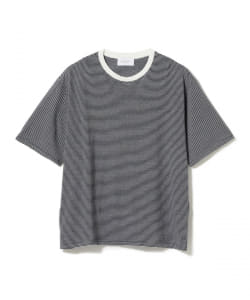 ▲UNUSED / Cotton Border Short Sleeve T-Shirt