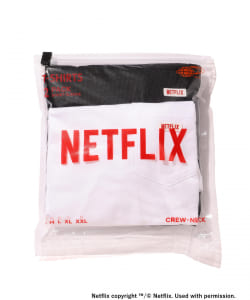 ▲Netflix × BEAMS / 2Pack Short Sleeve Pocket T-Shirt