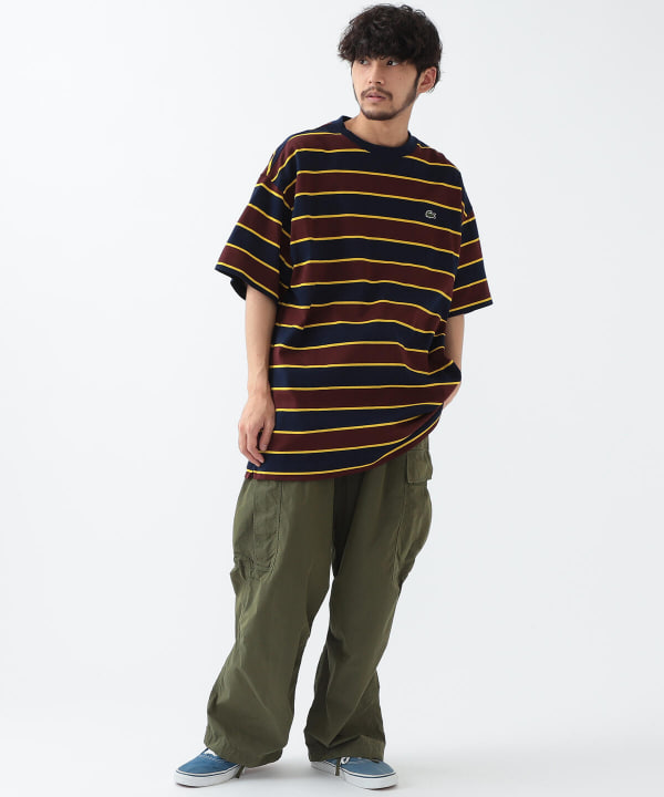 BEAMS（ビームス）【アウトレット】LACOSTE for BEAMS / 別注 Border T